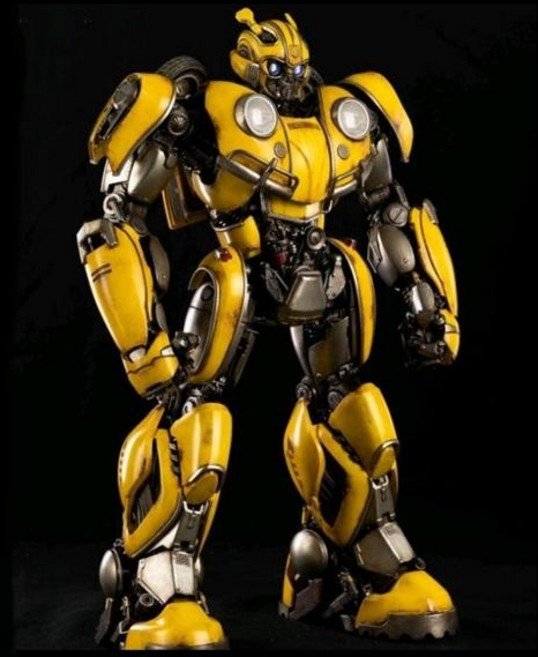 트랜스포머 5U 모델 3A DLX 비틀 범블비 합금 KO 버전 LED 발광 피규어 20cm, 단일사이즈, 1개