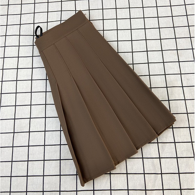 여성용 골프 플리츠 스커트 하이웨스트 a라인 정장지 스커트 뉴타임즈 H736U480