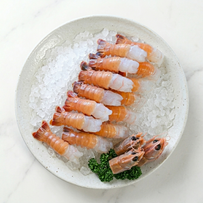 산지직송 제주도 딱새우 딱새우회, 1박스, 20미 150g