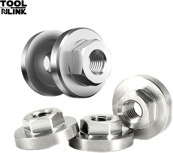 4인치 그라인더 만조 휠 너트 육각 와셔 2개 세트