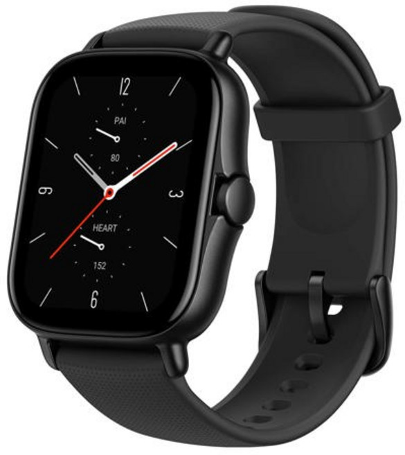 호환 새 버전 Amazfit GTS 2 Smartwatch 43mm 음악 저장 및 재생 스마트 시계 Alexa Android IOS 용 내장, [00] Space Black