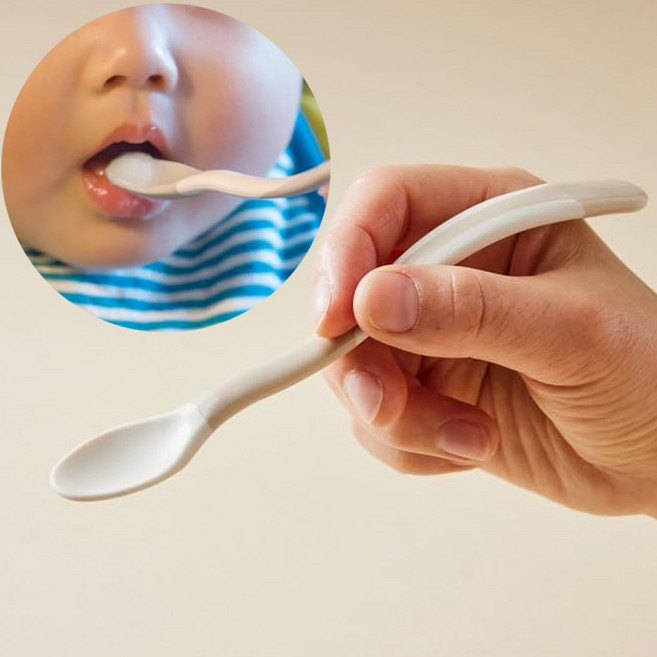 릿첼 유아용 TLI 소프트 초기 이유스푼 소, 혼합색상, 1단계, 1개