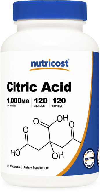 뉴트리코스트 구연산 1000mg 캡슐, 1개, 120회분