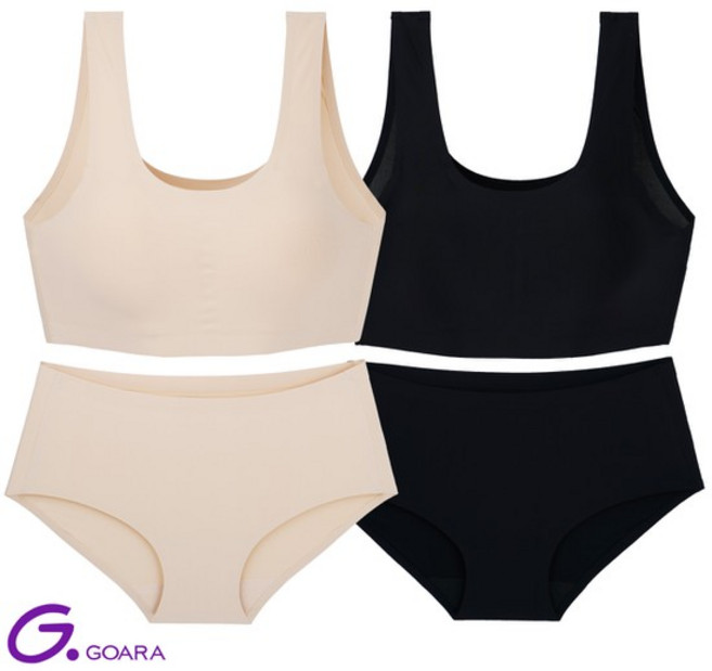 고아라 래쉬가드 스포츠 무봉제 탑브라팬티 gst5491