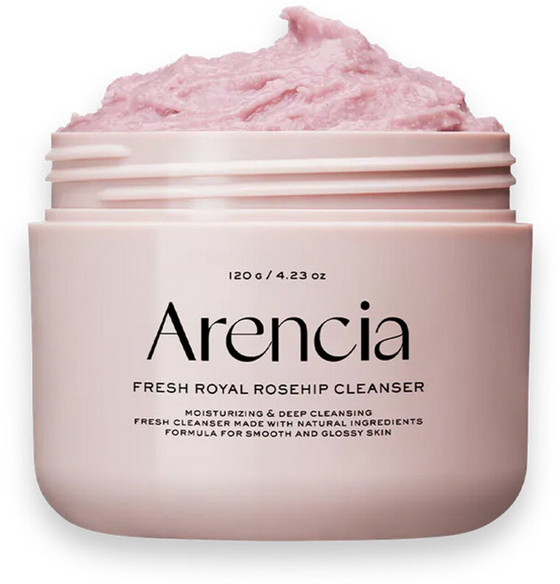 Aencia 皇家玫瑰果年糕潔面乳, 1個, 120g