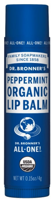 닥터 브로너스 Dr.Bronners 오가닉 립밤 페퍼민트 4g 133369, 1개
