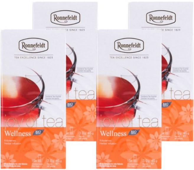 로네펠트 조이 오브 티 웰니스, 4개, 15개입, 3g