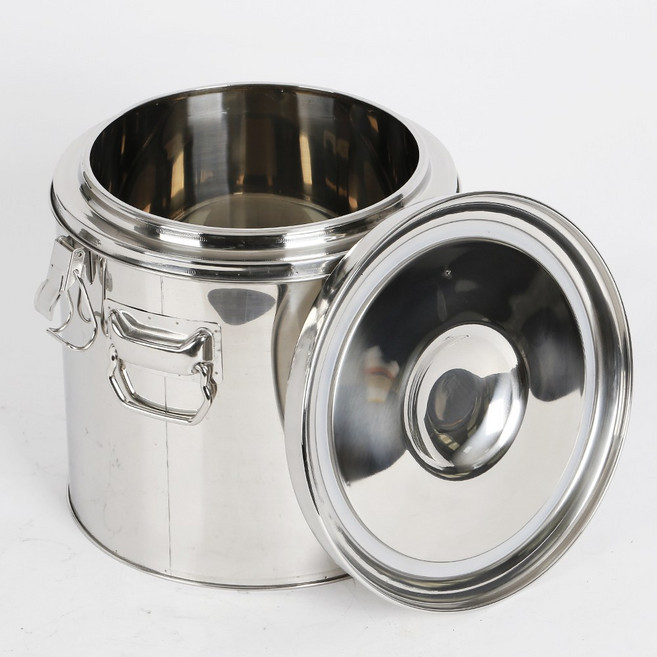 업소용 스텐 304 이중국통 급식 대용량 물통 보온보냉 육수통, 1개