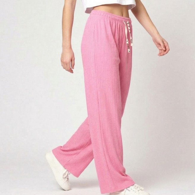 하루랩 여성 바지 여름 냉장고 플리츠 팬츠