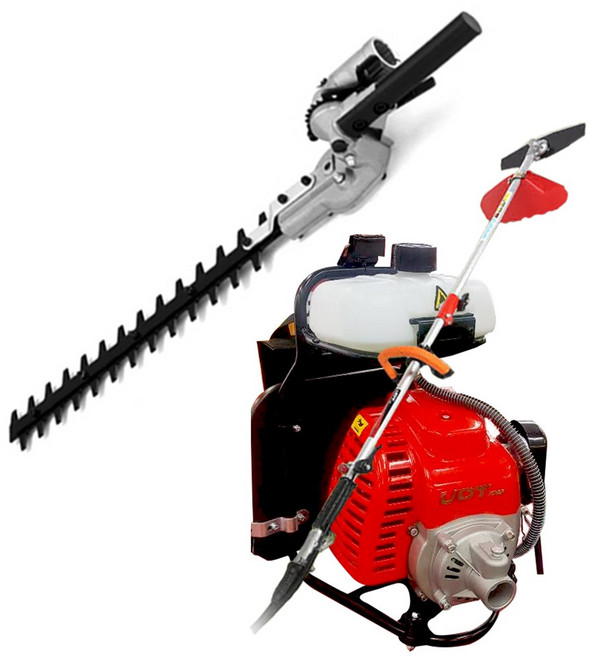 리벤토 부착 트리머+UD-427ES 예초기 2사이클 가솔린 엔진 제초기 배부식 작업대 연결대 벌초 잡초 잔디, 1개