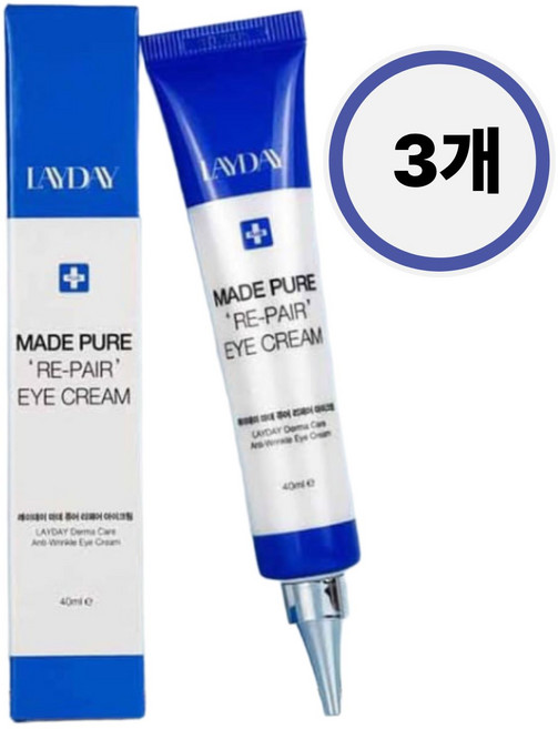 레이데이 마데 퓨어 리페어 아이크림, 3개, 40ml