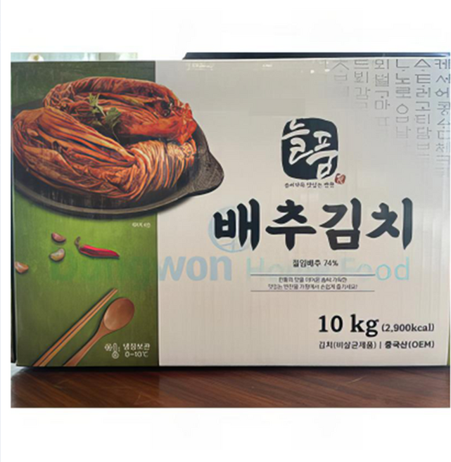 단지 포기김치, 단품, 1개, 10kg