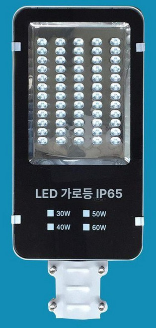 도로 가로등 LED 방수 220V 외등 50, 1개, 수입 전구 60W