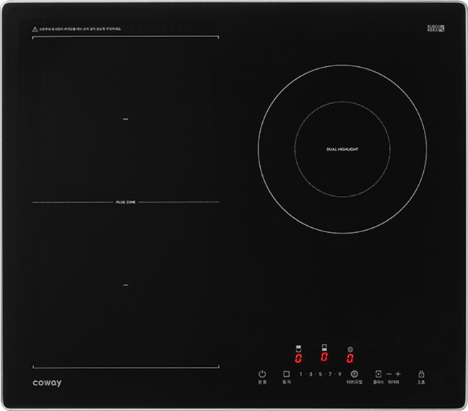 코웨이 3구 프라임 하이브리드 (인덕션2구+하이라이트1구) / NHP-31KE, 프리스탠딩, 6년약정6년계약