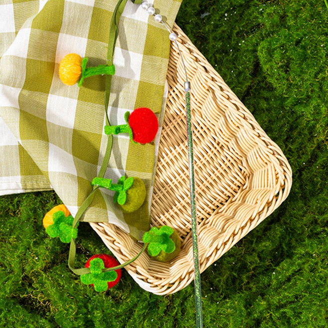 허그마이펫 고양이 캣닢 냥냥펀치 토마토 장난감, 1개, 막대형