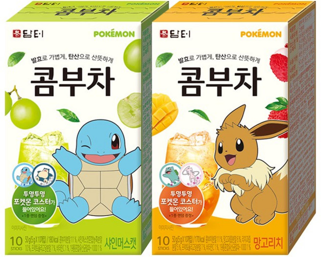 담터 콤부차 샤인머스캣 10T +망고리치 10T (20T), 1개, 50g, 10개입