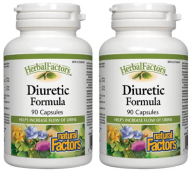 천연 허브 이뇨제 90캡슐 Diuretic Formula 네추럴팩터스 캐나다 직구, 90정, 2개 - 쿠팡