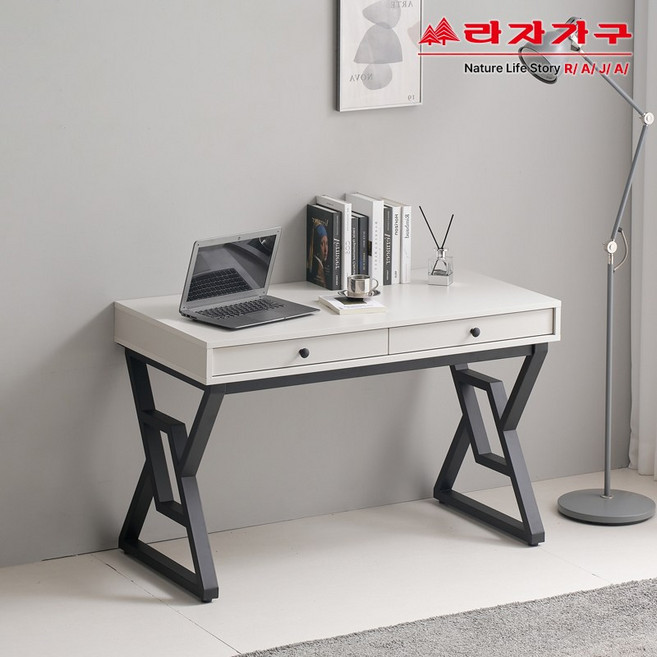 라자가구 리브 라미엘 1200 스틸 책상 RSJ014C, 라이트그레이