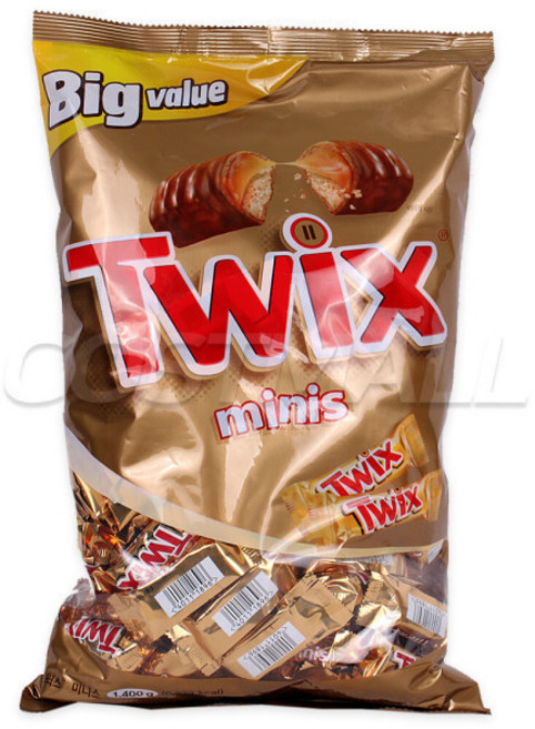 마즈 트윅스 미니스 1400g/1.4kg 초콜릿 코스트코, 1개, 1.4kg