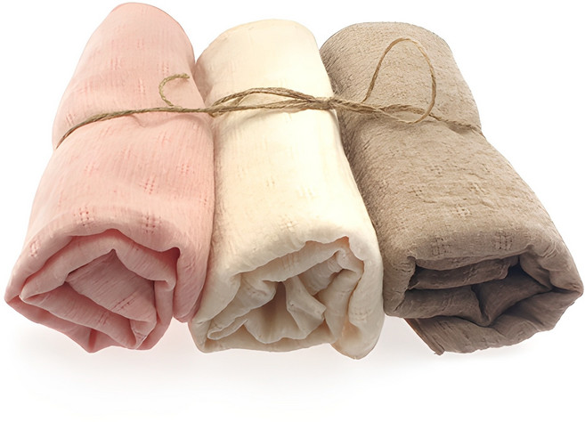 우주아이 유아동용 솜사탕 무지머플러 3p 세트