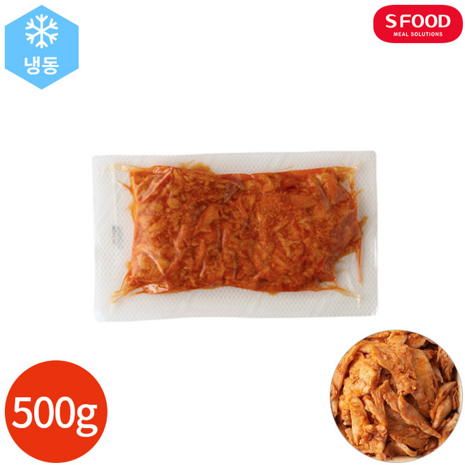 에스푸드 핫 앤 스위트 치킨, 1개, 500g
