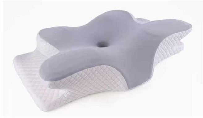 수면 베개 경사 요추 허리베개 거북목 목편한 숙면 잠, 목 디스크 교정 민트 그린