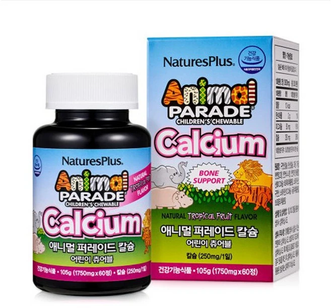 [네이처스플러스] 애니멀퍼레이드 칼슘 (60정), 1개, 60정 - 쿠팡