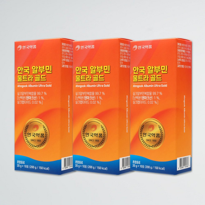 안국액품 알부민 울트라골드 GOLD, 30개, 600ml