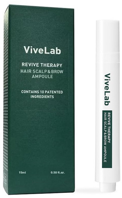 Vivelab 모발 강화 롤온 에센스 두피 및 모발 성장 영양 볼륨 케어, 15ml, 4개