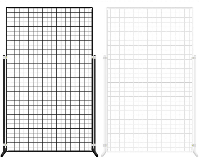 메쉬망 진열대 (망-다리세트) - 900x1500mm, 화이트, 1개