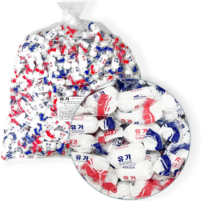 양지제과 유가 사탕 4kg 업소용 대용량 벌크, 2개