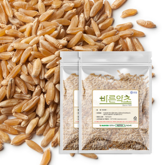 바른약초 호라산밀 카무트 쌀 햇상품 고대곡물 이집트쌀, 2개, 1kg