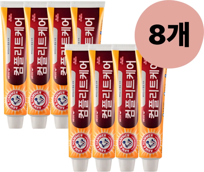 암앤해머 컴플리트케어 치약, 150g, 8개 - 쿠팡