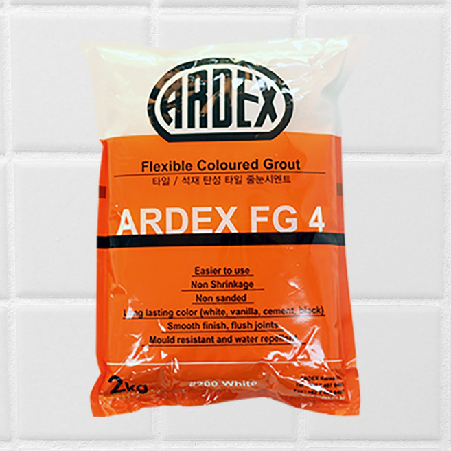 아덱스줄눈 화장실 주방 베란다 타일 탄성 메지 작업 시멘트 ARDEX FG4 2KG, 볼케이노, 1개