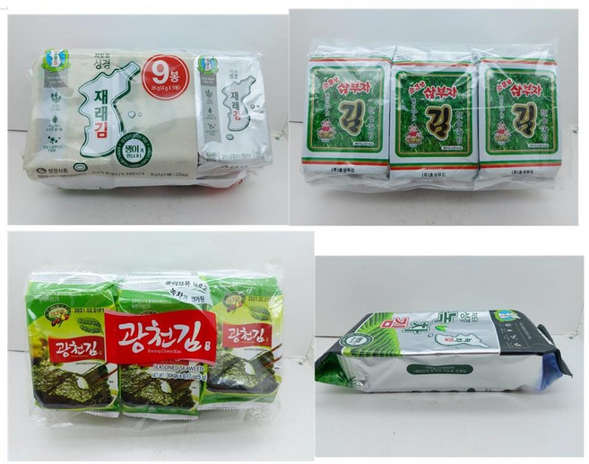 광천김 성경김 삼부자김 - 도시락김 9봉 16봉 골라담기 모음전- (하루 배송 99%), 성경 도시락김 50g