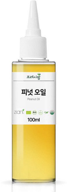 피넛 오일 땅콩 기름 100ml 500ml 1L 낙화생유, 1개