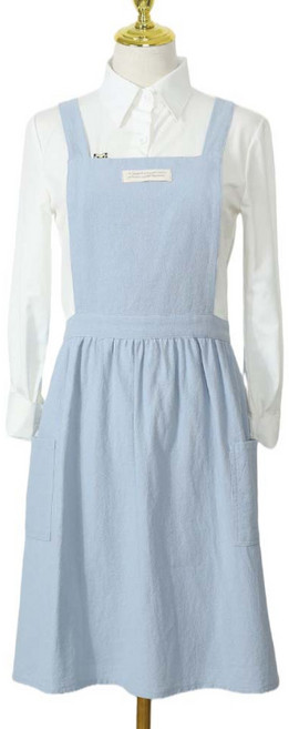 마벨인홈 러블리 린넨 포켓 원피스 앞치마