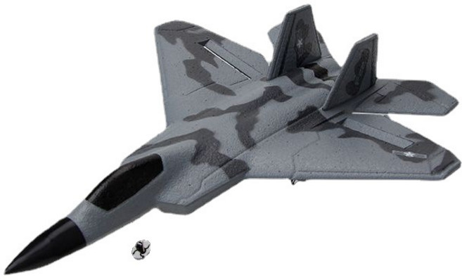 F22 rc전투기 EVA 글라이더 무선조종완구, 1개, FX622