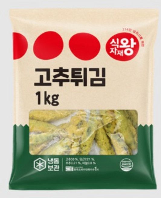 바이오마켓_식자재왕 치킨 팝콘 2kg, 1kg, 1개