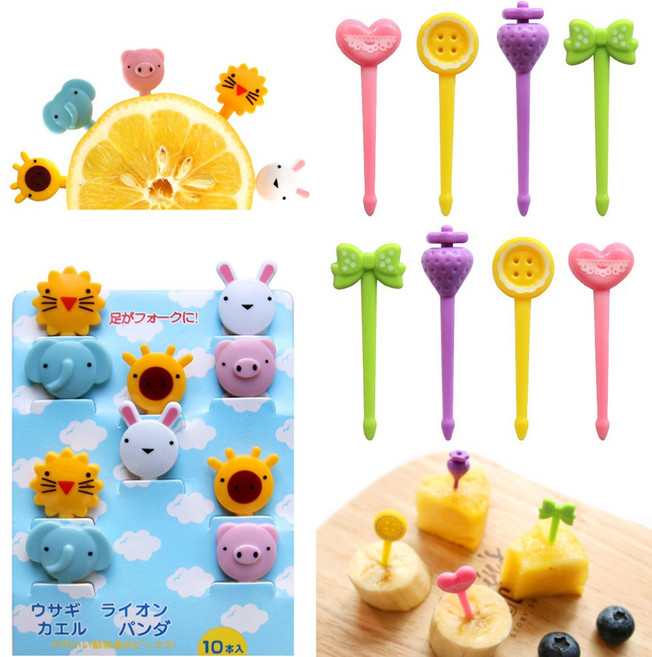 1세트_동물농장 도시락픽(10개) 2세트_과일 도시락픽(8개)+동물농장 도시락픽(10개), 2세트, 1개