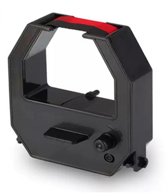 SANYO打卡鐘色帶 適用於三洋STR-7 STR-8 HTT STR-12 STR-13, 黑紅色, 1個