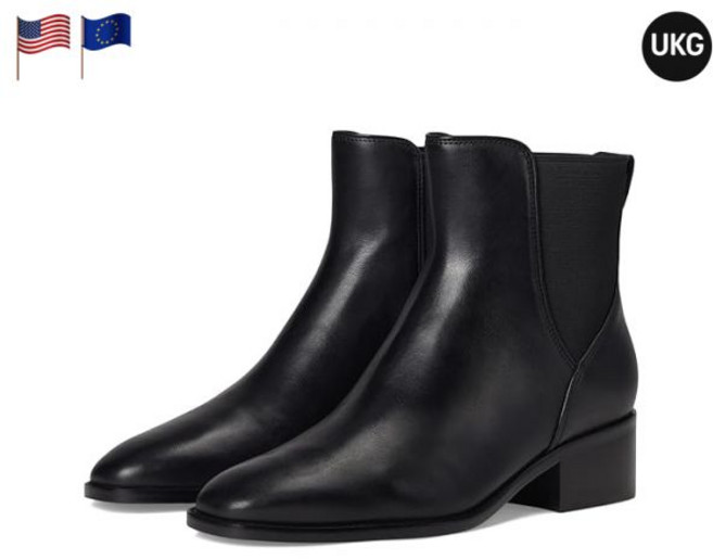 콜한 에발리나 첼시 부츠 블랙 레더 여성