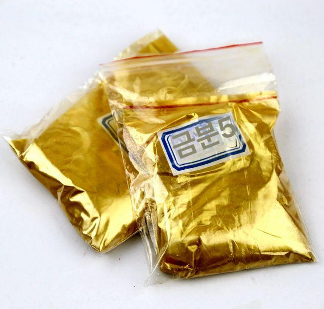 금분 동양화 금색 아크릴 페인트 분말 50g 한국화 공예 수성 친환경, 단박스, 1L, 6.금가루 20g, 1개