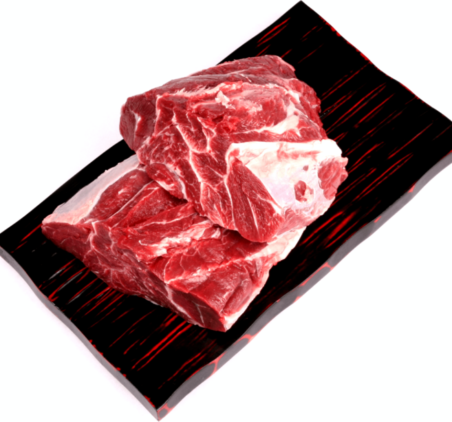 (내일도착) 미트컷 소 쫄깃쫄깃 촉촉한 아롱사태 (미국산)-장조림 수육 국거리용, 3개, 1kg