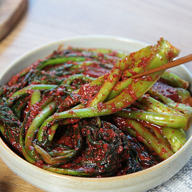 [진담김치] 전라도 여수 돌산 갓김치 I 국산 천연재료 진한 감칠맛의 전라도김치, 3kg, 1개