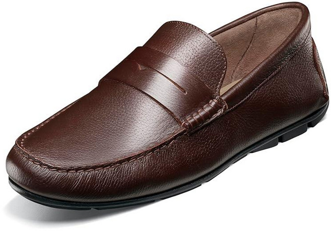 [미국수입정품] 플로쉐임 Florsheim 남성용 Lago Penny Driver 로퍼 초콜릿 밀드 풀업 172600