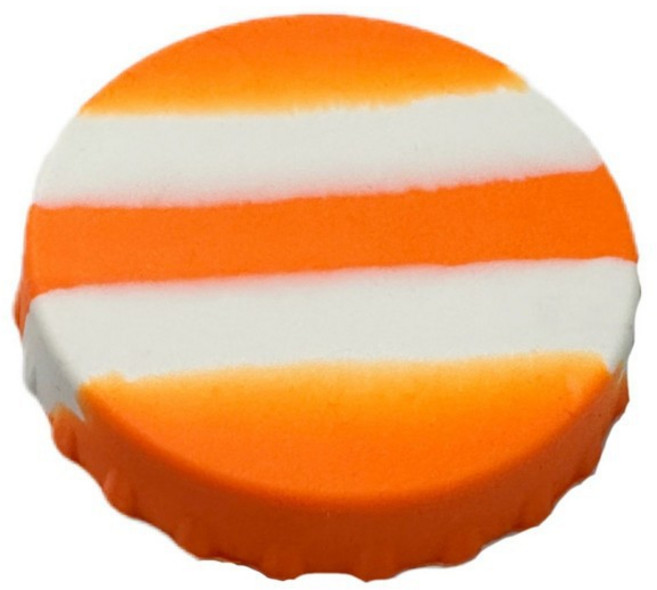 실리콘 밀폐캡 캔 김빠짐방지 캔뚜껑 덮개 캔음료 뚜껑, 5개, 오렌지