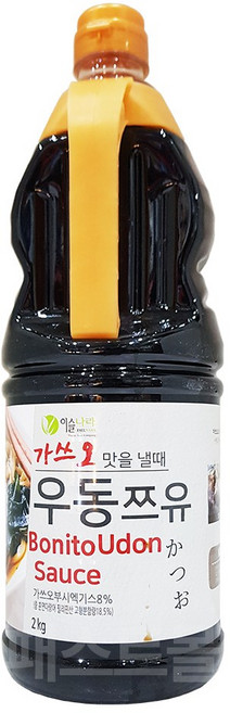 이슬나라 가쓰오우동소스, 2kg, 1개