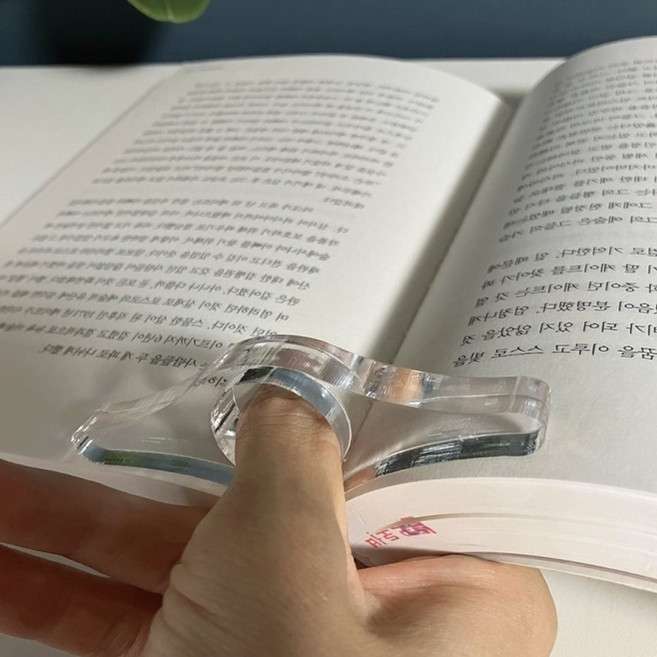 투명 아크릴 북마크 북클립 독서 책갈피 도서관리 책꽂이 홀더, M size, 1개
