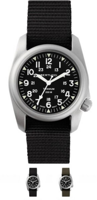 [베르투치(공식)] 베르투치 A-2T 빈티지 실버 티타늄 필드워치 컬렉션